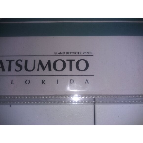 IKKI MATSUMOTO TRICOLOR HERON 1999 ISLAND REPORTER SANIBEL FL Art Poster - Picture 3 of 16